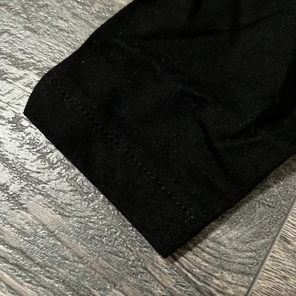 Zara collared t shirt blouse girl 5/6 years Black new cotton